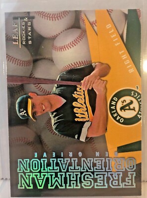 1998 Leaf Rookies & Stars Freshman Orientation 3785/5000 Ben Grieve #2 Card