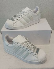 Size 8 - adidas Superstar White Iridescent Animal Print for sale online |  eBay