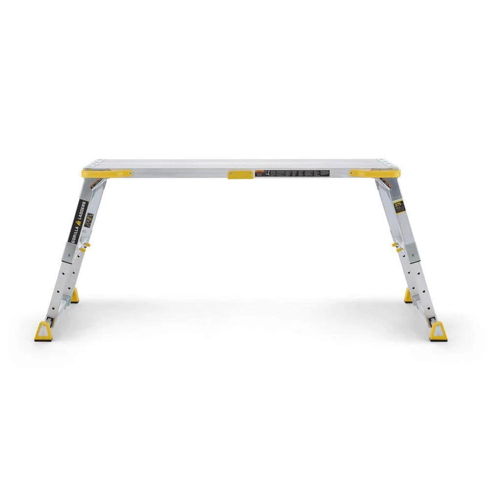 Gorilla Ladders Work Platforms 4.6' x 2.5' Aluminum Heavy-Duty PRO Slim-Fold - Image 4 of 4