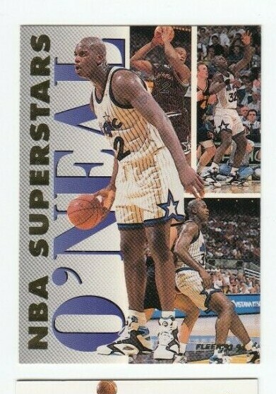 Shaq O'Neal 1994-95 Fleer NBA Superstars Card # 16/20 Lakers