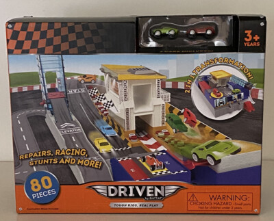 Driven by Battat 80 Piece Mini Race Track Pocket Series Micro Machines NEW