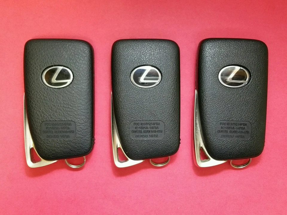 Lot of 3 VIRGIN Unlocked OEM Lexus Smart Key Prox HYQ14FBA AG Board - Image 4 of 4