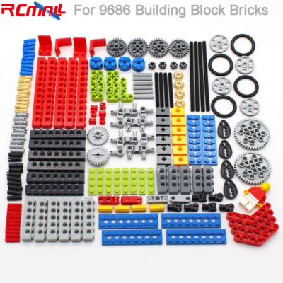 For 9686 Building Block Bricks MOC Technical Parts Gear Axle Shaft Pieces Pack