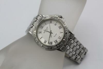 Raymond Weil Tango Ref. 5560 Diamond Bezel SS 36mm Swiss Quartz Watch 6.5'' wrist