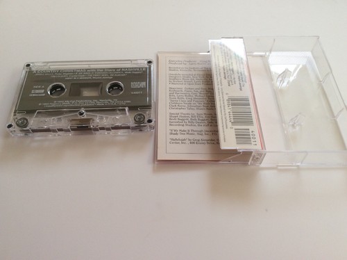 A Country Christmas With Nashville Stars Haggard Jennings Gayle Tape Cowboys Vtg - Picture 3 of 5