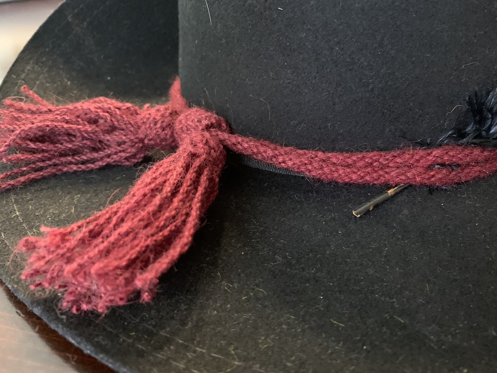 Red Codro Wool Cap Civil War Union Army Dark Red/Wine Wool ORDINANCE Hat Cord - NEW ...
