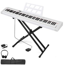 Glarry GPP-105 88 Key Full Size Semi-Weighted Standard Keyboards Digital Piano