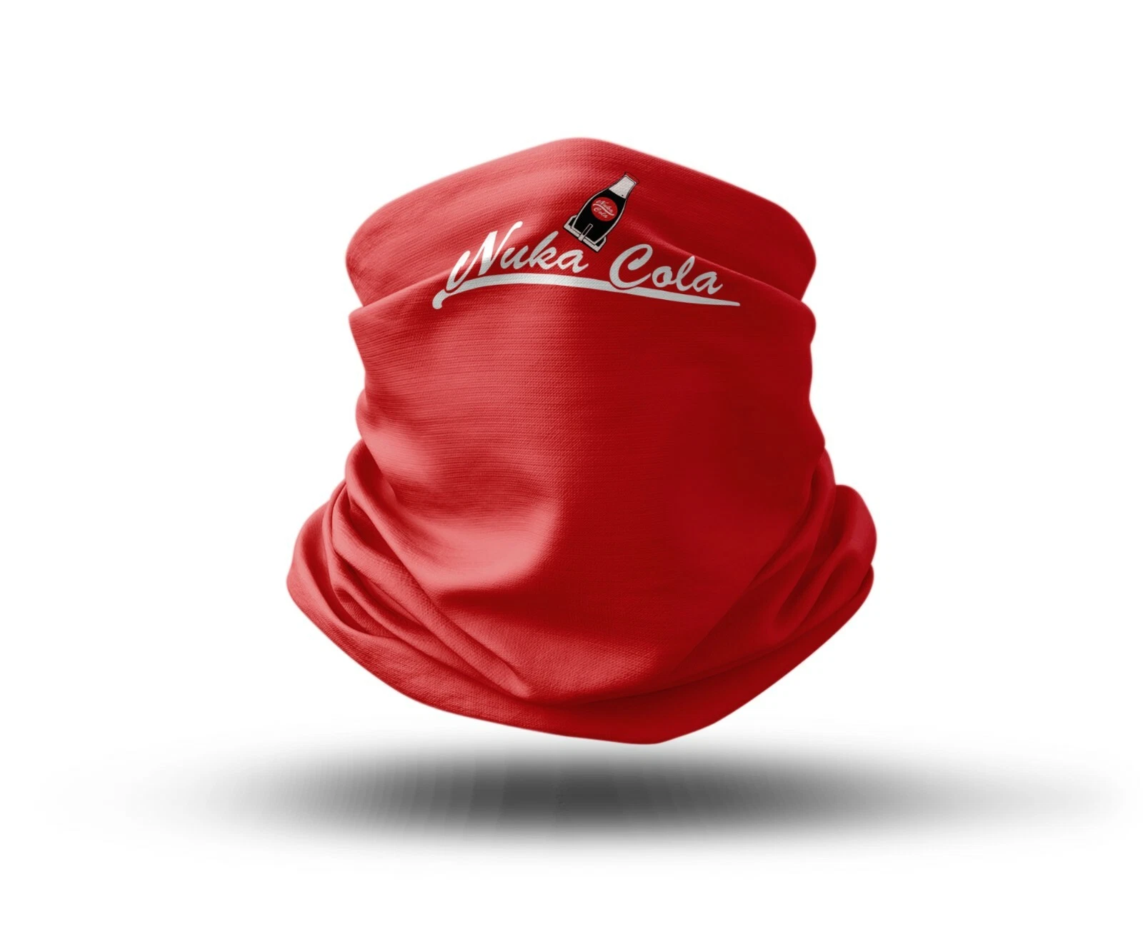 Washable Fabric Face Cover Neck Gaiter Unique Print Nuka Cola, Fallout Design