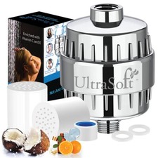 Ultra Soft - High Output, Multi Stage, Rejuvenating Shower Filter Vitamin C E