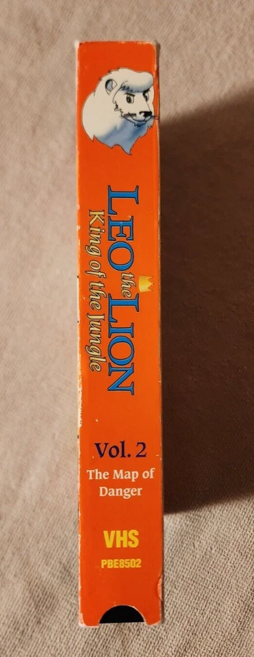 Leo the Lion King of Jungle Volume 2 Map of Danger VHS Video Tape KIMBA Anime Foto 3 de 3