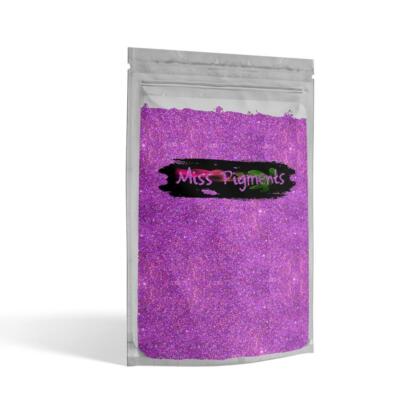 MISS PIGMENTS Extra Fine Glitter / Ultra Fine PURPLE HOLOGRAPHIC GLITTER 1/128''