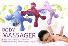 4 point THERAPEUTIC BODY MASSAGER Round Pressure Point Back Body, Leg, Neck