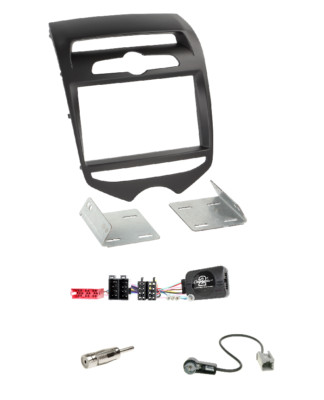 Hyundai ix20 (JC) ab 11/2010 Radioblende matt-schwarz + LFB-Interface Clarion