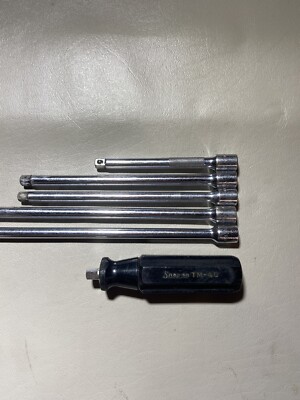 Snap On TM40 Black Hard Handle With 5 Extensions - TMX140-TMX100-TMX60 ...