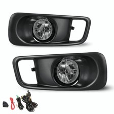 For 1999-2000 Honda Civic Bumper Fog Lights Lamps Clear Lenswiringswitch