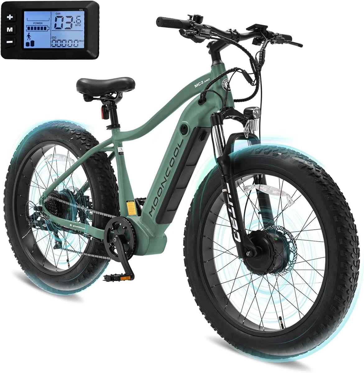 Dual motor fat best sale tire electric bike