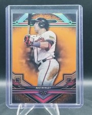 Austin Riley 2024 Topps Triple Threads Amber Base Card 089/199 Atlanta Braves