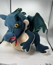 Folkmanis Folktails Green Dragon Large Hand Puppet Plush Mythical Monster 17"