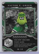 VICTOR E. GREEN 2021-22 UD MVP MASCOTS CRUSHED ICE SSP INSERT/DALLAS STARS