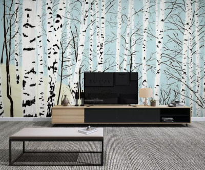 3D Black Branches ZHUA332 Wallpaper Wall Murals Removable Self-adhesive Ann 24