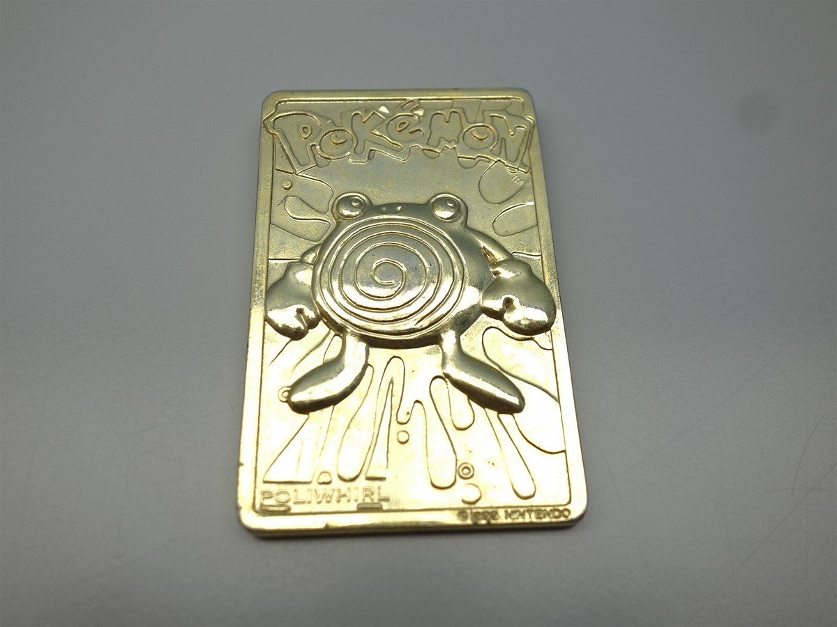 Pokemon TCG: Gold Plated Poliwhirl Card | eBay Pokemon TCG: Gold Plated Poliwhirl Card | eBay