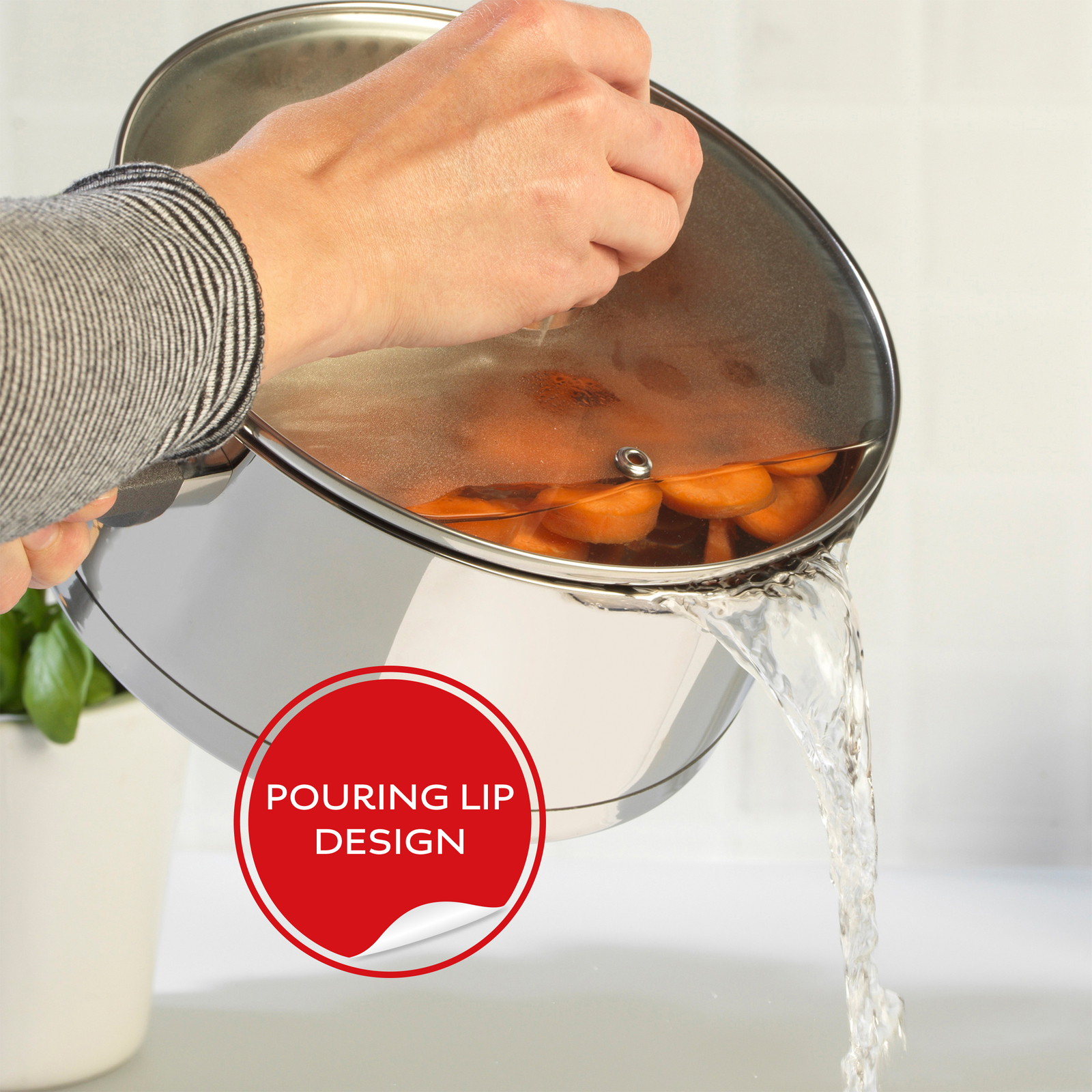 Russell Hobbs Pot and Pan Set Saucepans & Frying Pans Stainless Steel