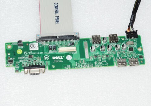 DELL 0H655J H655J POWEREDGE R410 SERVER FRONT USB VGA PANEL - Picture 2 of 5