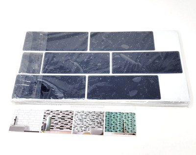 Peel and Stick Kitchen Backsplash Tiles Sticker Stick on Subway Tile 12 Sheets