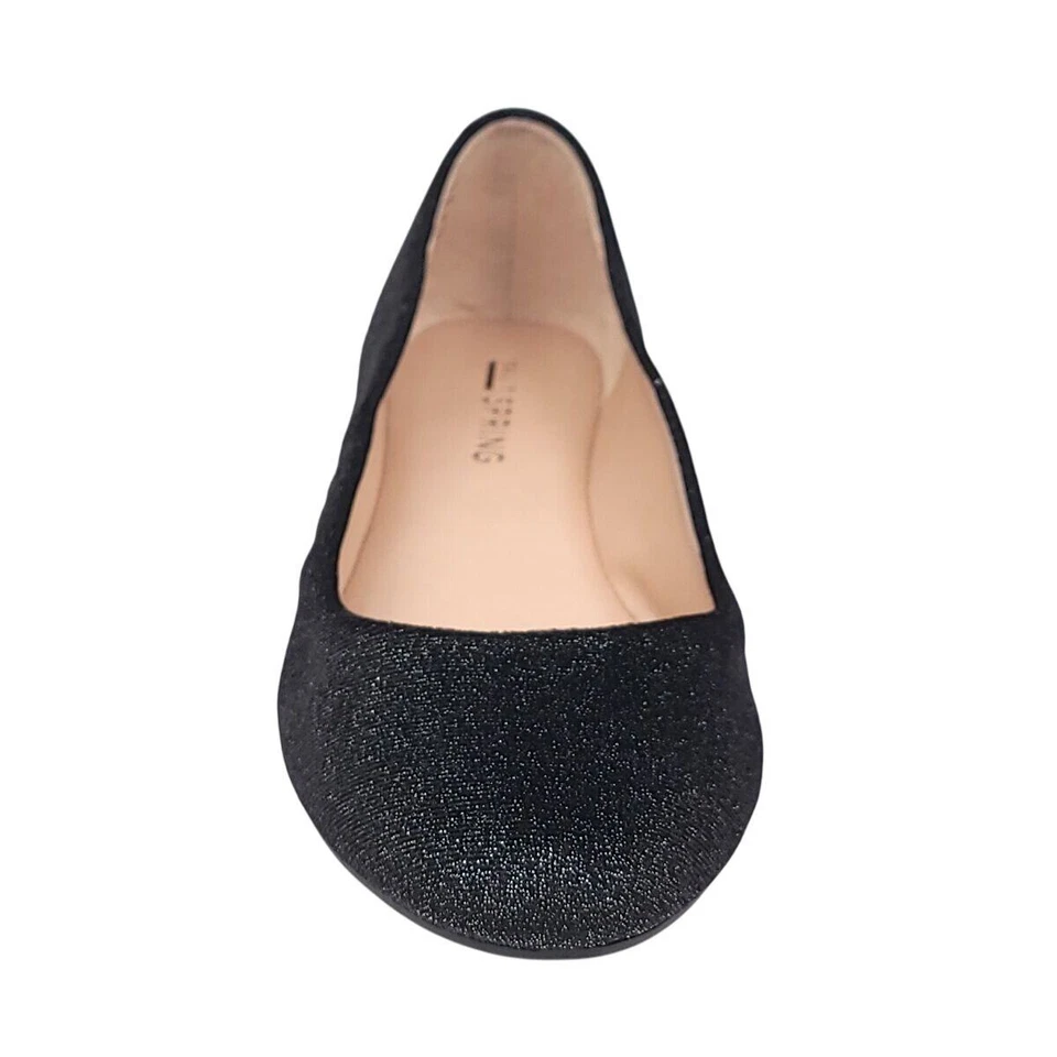 Call it Spring Women Fibocchi Slip On Ballet Flats Size US 5 Black Velvet Fabric - Image 4 of 4