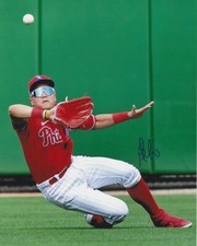 Signed 8x10 SIMON MUZZIOTTI 8X10 Philadelphia Phillies Autographed photo -COA 
