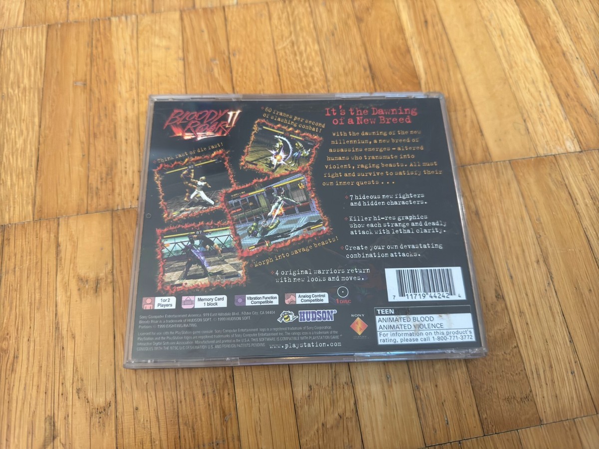 Bloody Roar II (Sony PlayStation 1, 1999) for sale online | eBay