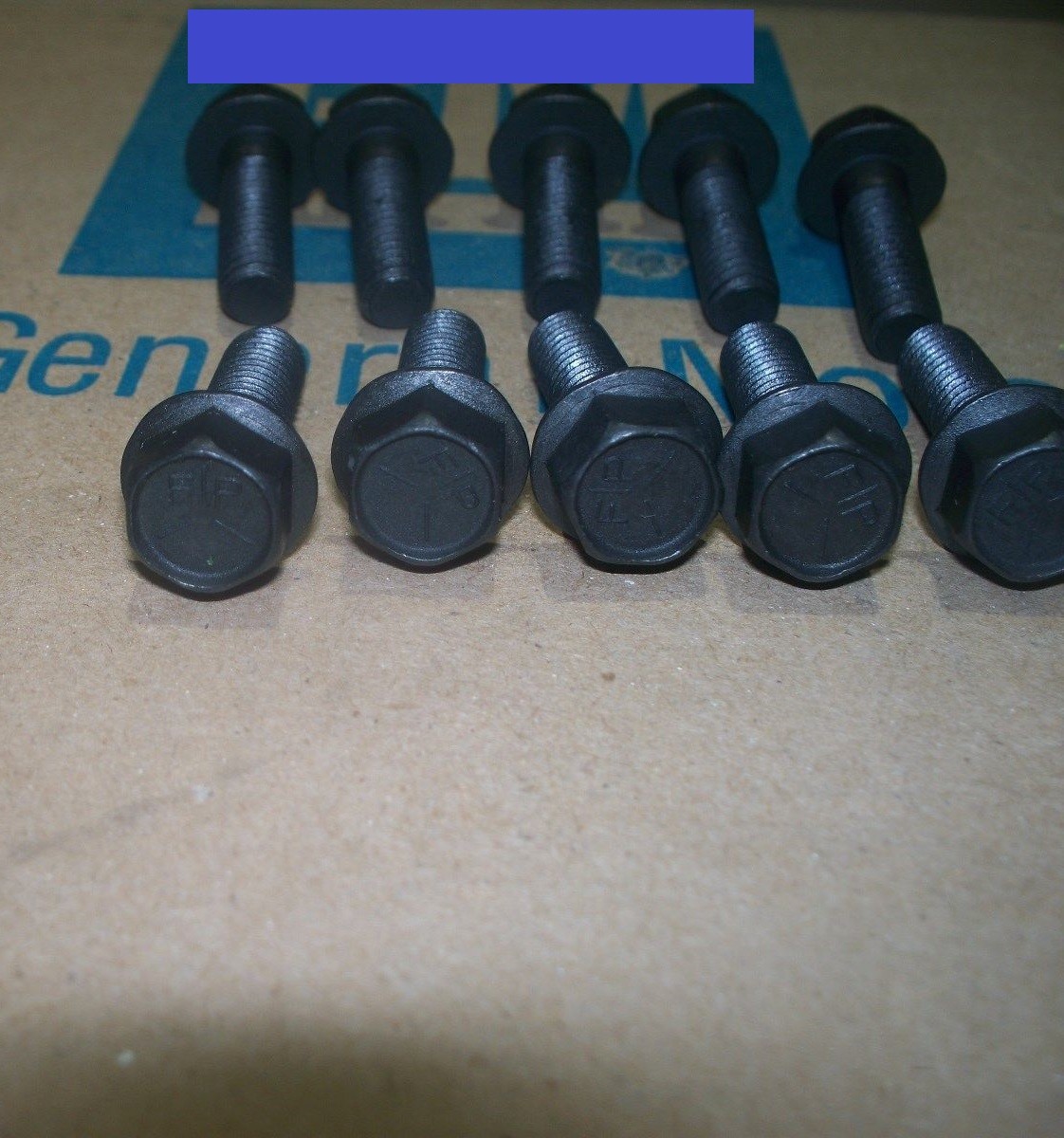 correct intake manifold bolts Pontiac 350 389 400 428 455 NOS R gto
