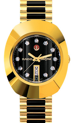Vintage Rado Diastar Automatic 36mm Black Dial Two Tone Men's Watch For  Gift | eBay