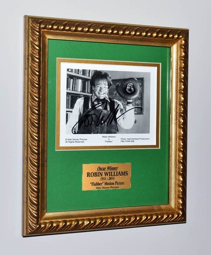ROBIN WILLIAMS Signed "FLUBBER" Autograph PHOTO, DVD, TOYS, Frame, COA UACC #228 - Picture 2 of 11
