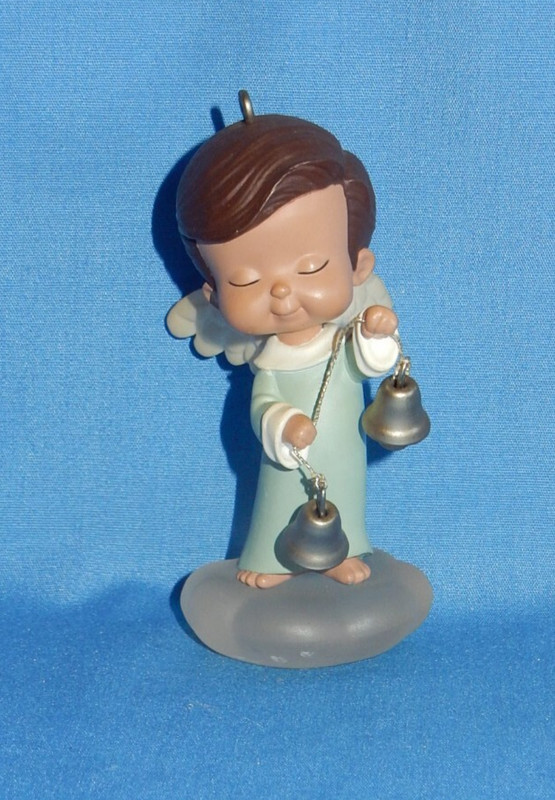 Hallmark 2002 Mary's Angels Willow with Bells Christmas Ornament