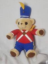 Vintage AAFES Toy Soldier Teddy Bear Golden Bear Co. Plush 16" 