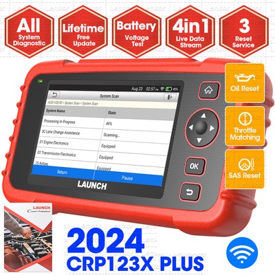 2025 Launch CRP123X Plus KFZ OBD2 Diagnosegerät Tester Alle System+ 3 Funktionen