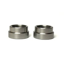 2 Pcs 02 Oxygen Sensor Weld Bung Nut With Lip M18x1.5 Stainless Steel