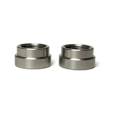 2 Pcs 02 Oxygen Sensor Weld Bung Nut With Lip M18x1.5 Stainless Steel
