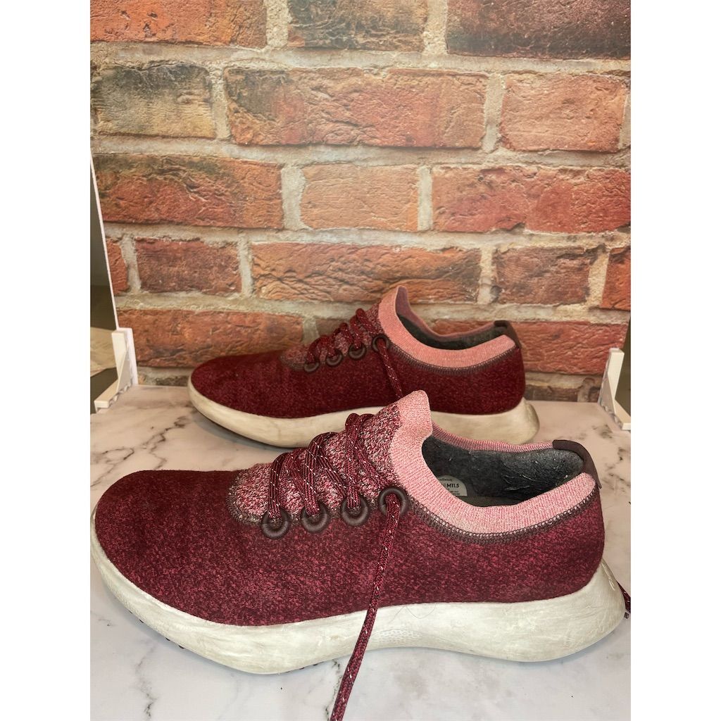 SAOLA Scarpe da ginnastica Allbirds uomo lana Dasher Mizzle rosse taglia 11 5