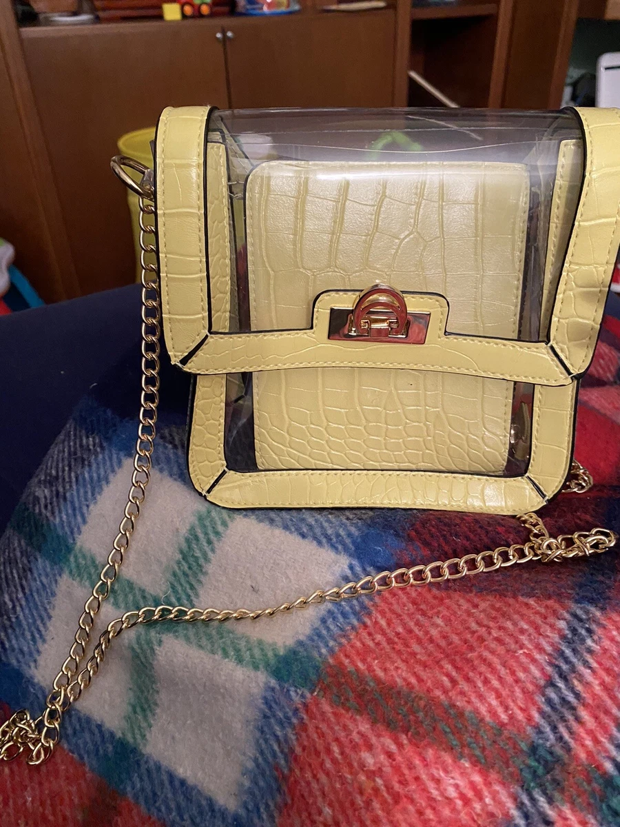 Borsa tracolla shop trasparente