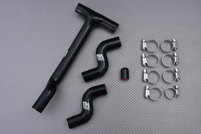 Durites de radiateur noir pour BETA RR430 4T Racing 2024