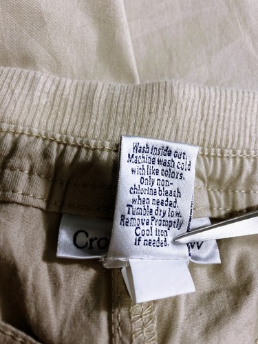 Pantaloncini donna Croft & Barrow taglia 16 elasticizzati kaki tasche alte - Foto 6 di 6