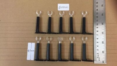 10 pcs 10mm   X 45mm Tall Spring Loaded Neon Sign Tube Supports / Stands