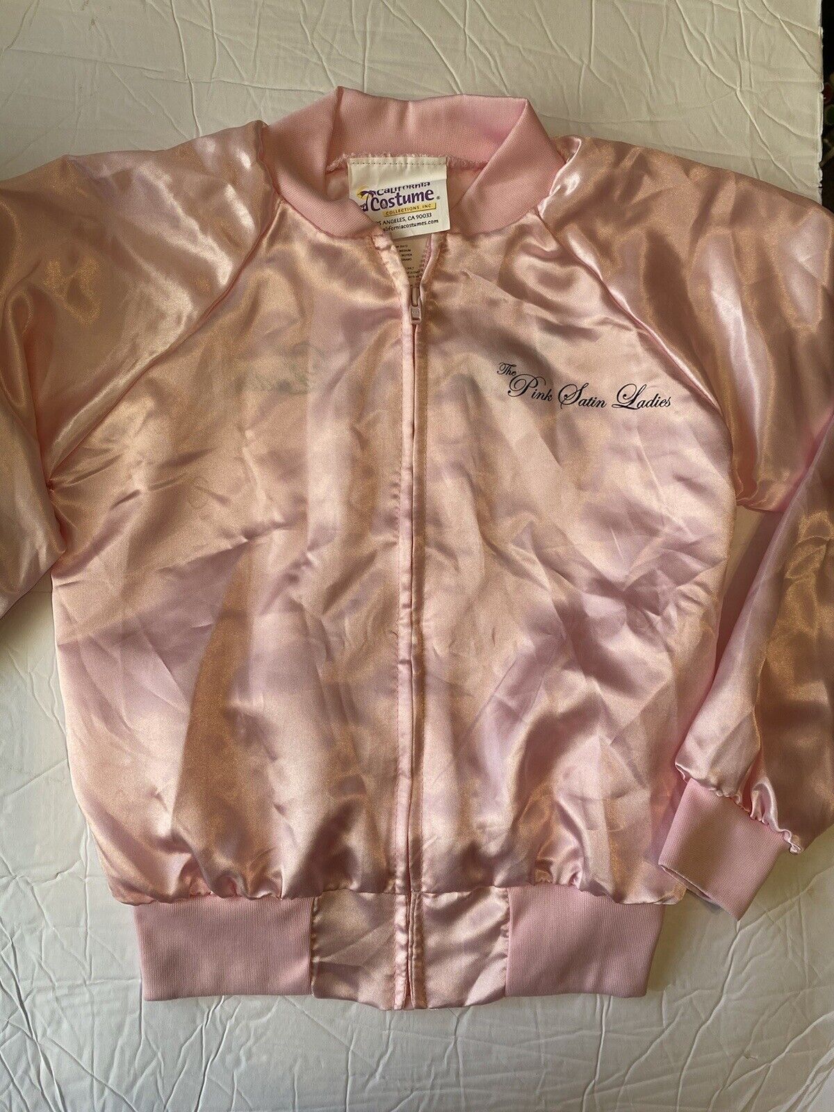 California Costumes Pink Satin Ladies Jacket Girl… - image 1