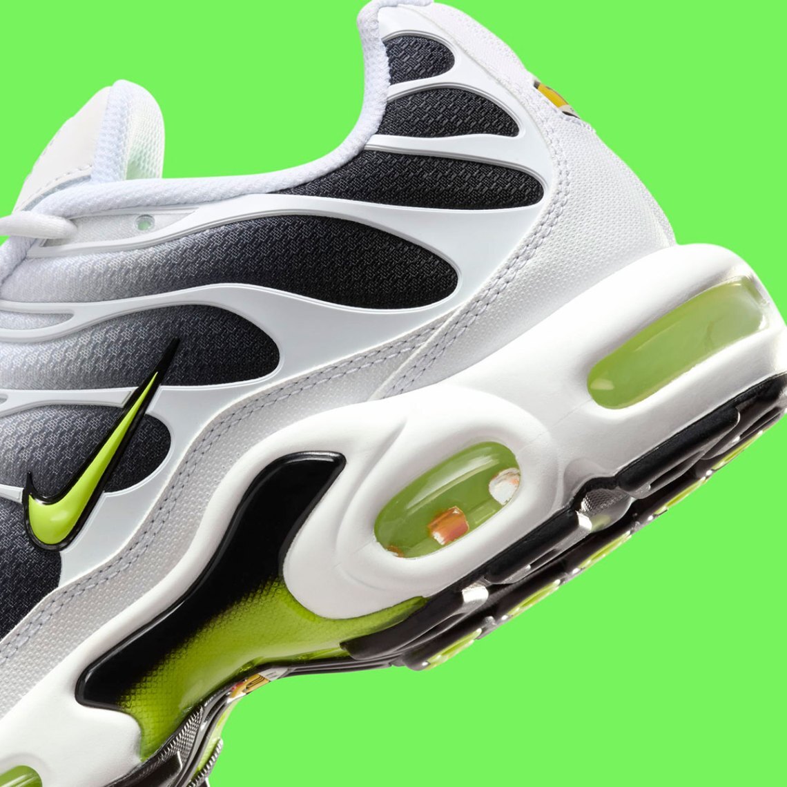 Grey Nike Tn Neon GrÃ¼n Nike Air Max Plus TN Tuned White Black