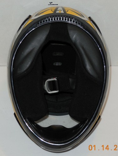 HJC CS-12 Format Motorcycle Helmet Yellow SZ S Small Snell DOT Approved - 第 7/8 張圖片