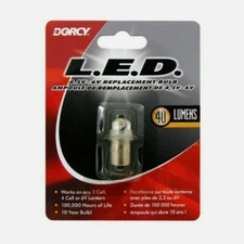 Dorcy LED Flashlight REPLACEMENT BULB 6 Volt 40 Lumens Bayonet Base 41-1644 NEW!