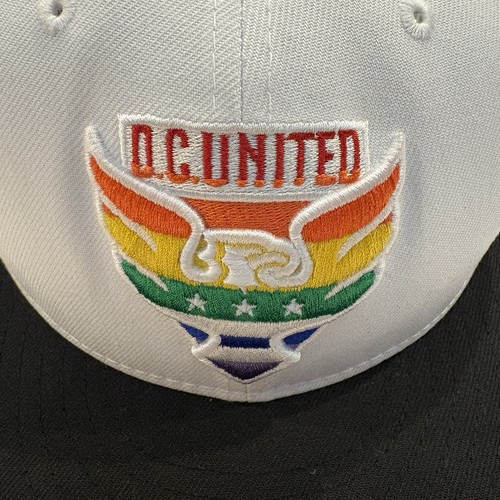 Cappello Uomo D.C. United Bianco New Era Pride 9TWENTY Regolabile - Foto 2 di 11
