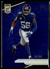 2024 Donruss Elite Blue Bobby Okereke 97/99 New York Giants #49